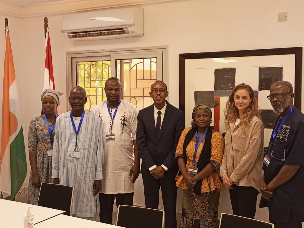 Rencontre de travail à L’ambassade du Royaume des Pays Bas au Niger.