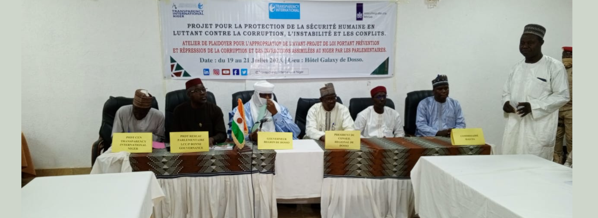 Atelier pour l’appropriation avec les Parlementaires, de l’avant-projet de loi portant prévention et répression de la corruption et des infractions assimilées au Niger