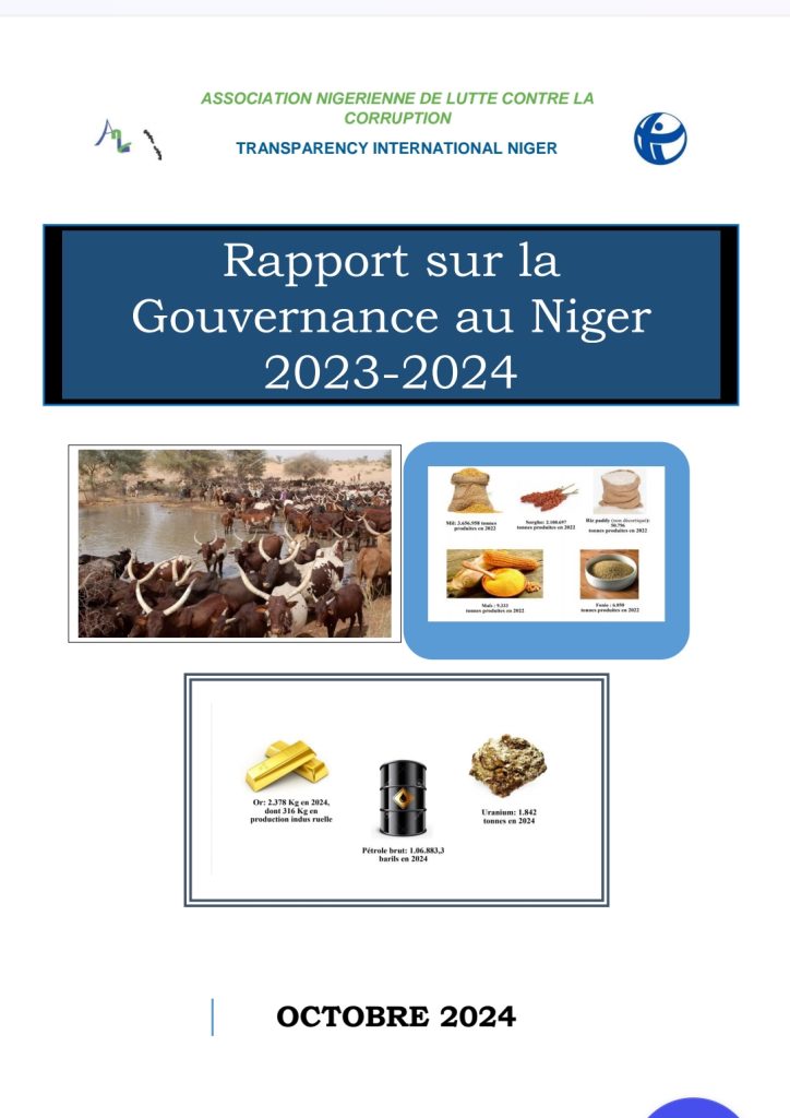 La Gouvernance au Niger : Un Aperçu du Rapport 2023-2024 de Transparency International Niger